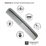 Chicago Comb Co. | Model No 6 Carbon Fiber Comb