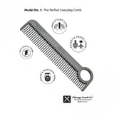Chicago Comb Co. | Model No 1 Carbon Fiber Comb