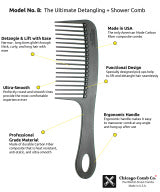 Chicago Comb Co. | Model No. 8 Carbon Fiber