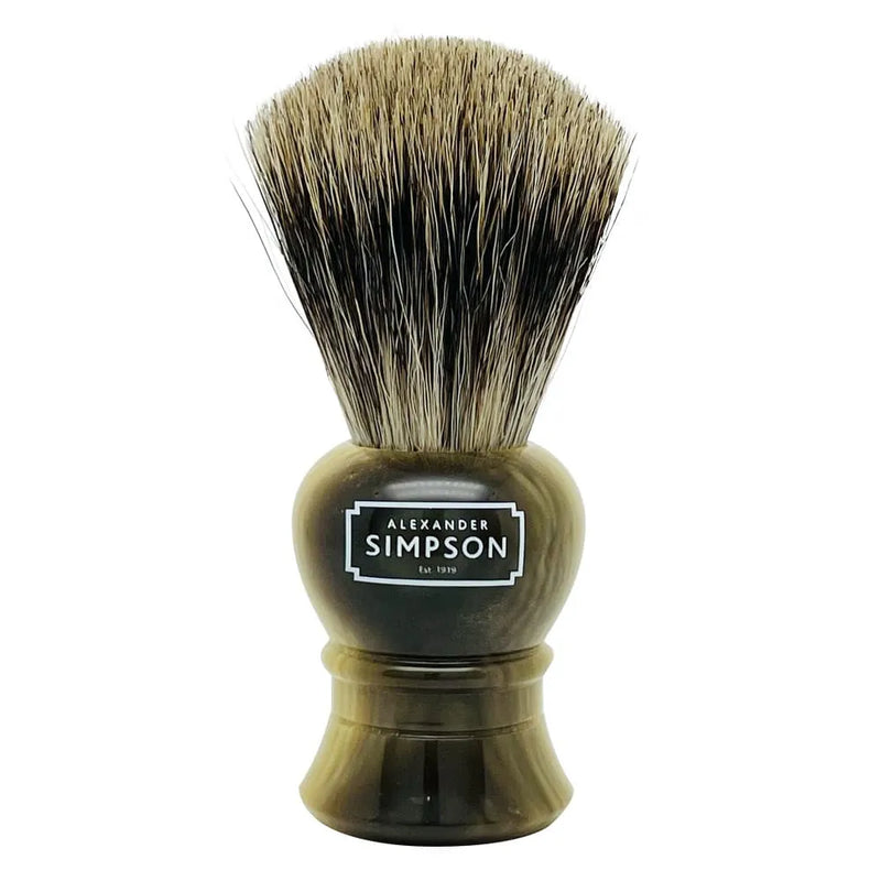 Simpsons | Pure Badger Islington Faux Horn Shaving Brush