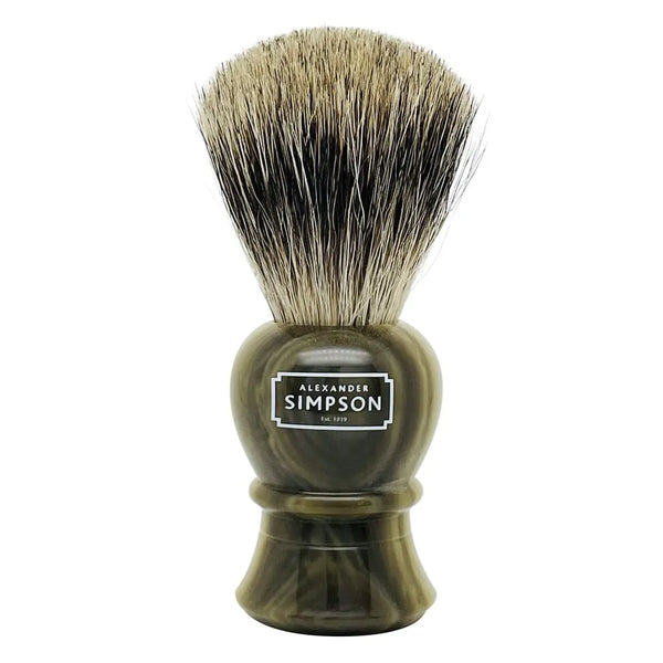 Simpsons | Pure Badger Islington Faux Horn Shaving Brush