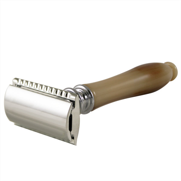 Edwin Jagger Imitation Horn Double Edge Razor - LHCSR