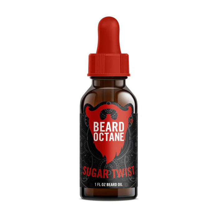 Beard Octane | Sugar Twist Beard Oil - Warm Vanilla Bean, Sugar Cookies & Suede