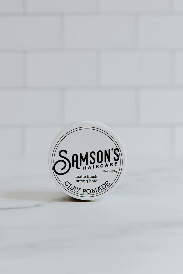 Samson's Haircare | Matte Finish Clay Pomade