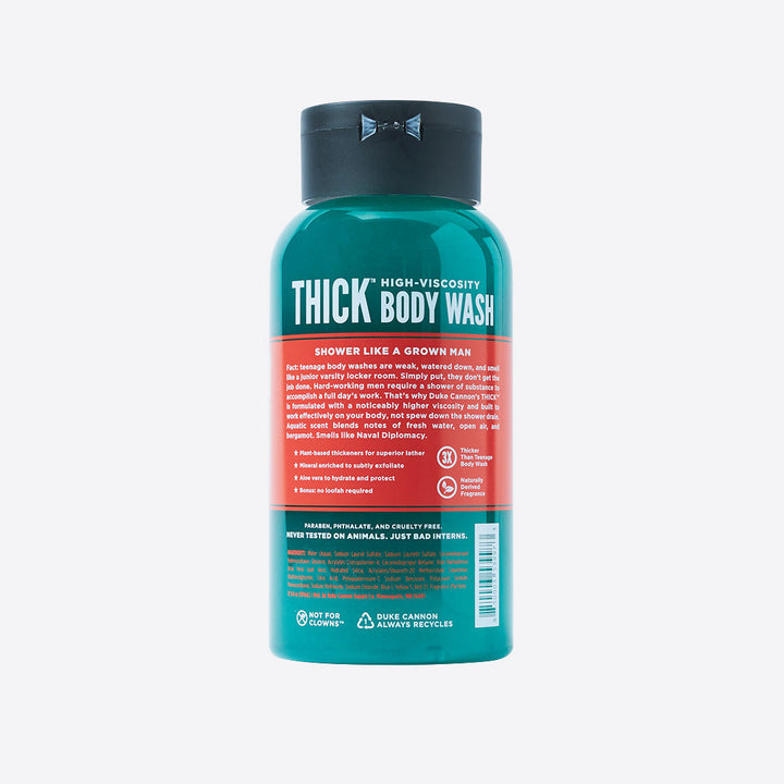 Duke Cannon Supply Co. |  THICK HIGH-VISCOSITY BODY WASH - NAVAL Diplomacy