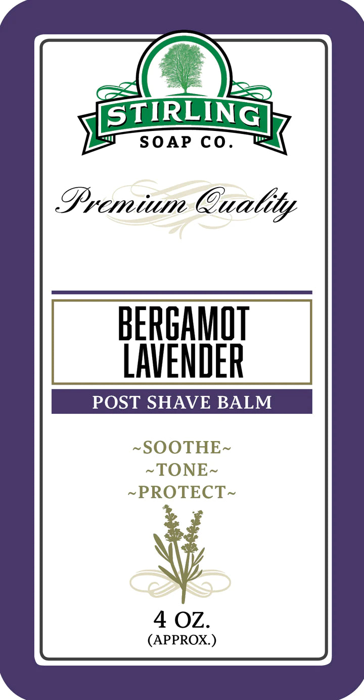 Stirling Soap Co. | Bergamot Lavender - Post-Shave Balm