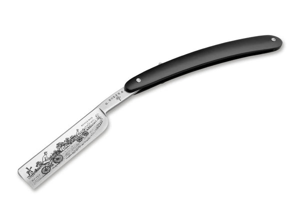 Boker Bicycle Race Straight Razor, Carbon Steel