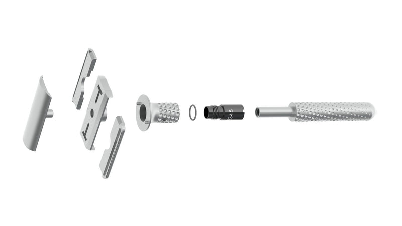 Tatara Razors | Muramasa Adjustable Closed Comb Safety Razor, Matte Finish