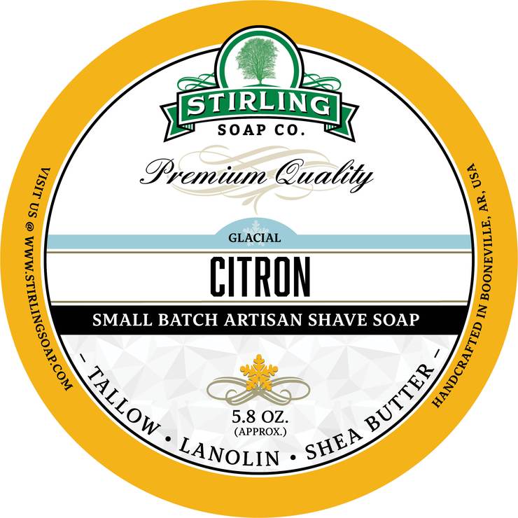 Stirling Soap Co. | Glacial Citron Shave Soap