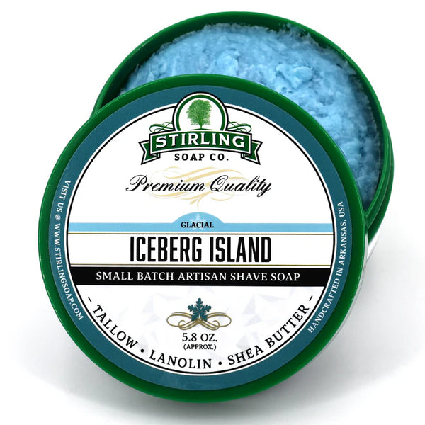 Stirling Soap Co. | Glacial Iceberg Island Shave Soap