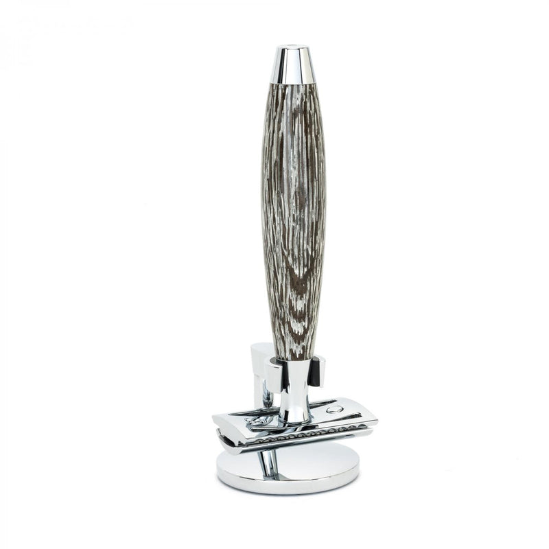 Muhle | Edition Ancient Oak & Silver Handle Safety Razor