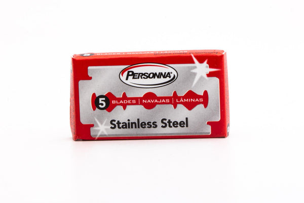 Personna Stainless Steel Double Edge Razors Blades, 5 blades