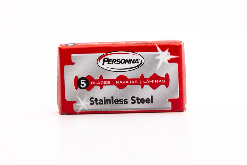 Personna Stainless Steel Double Edge Razors Blades, 5 blades