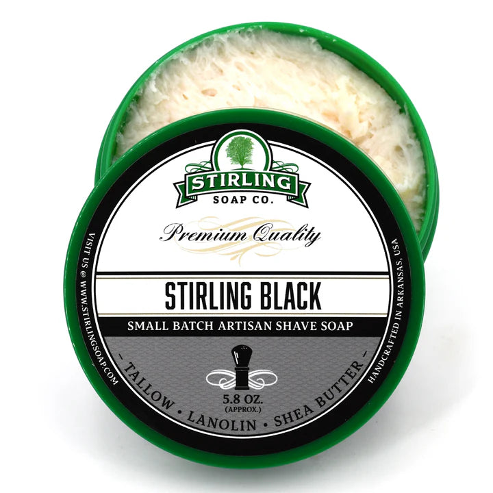 Stirling Soap Co. | Stirling Black - Shave Soap