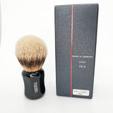 Heinrich L. Thater | 4125/2 Black Handle Shaving Brush, 3-Band Super Knot