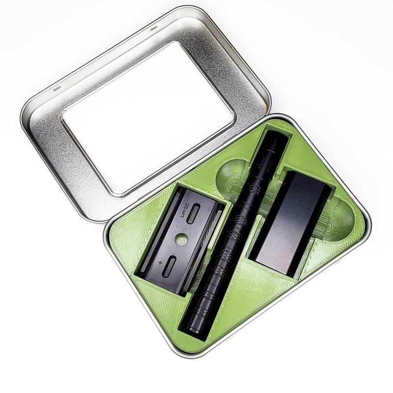 Travel Razor Tin – (Holds Henson Razor)