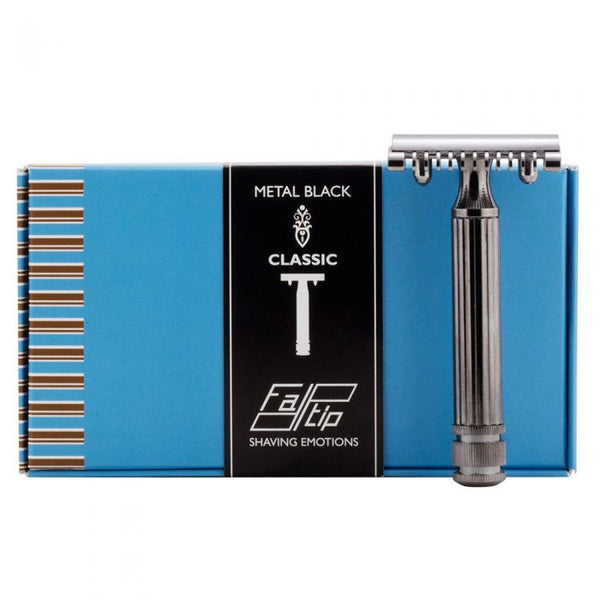 Fatip | Cromato Nero Grande Safety Razor