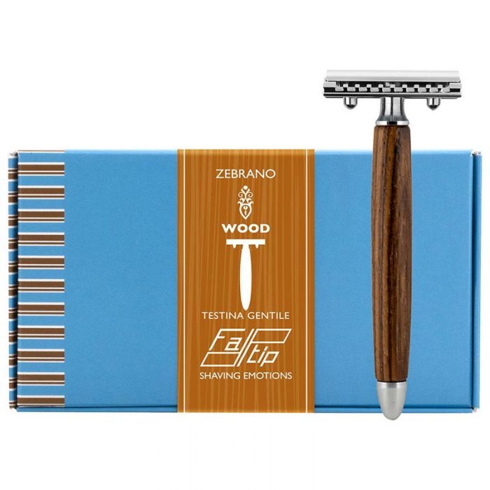 Fatip | Safety Razor Zebra Wood Gentile Head