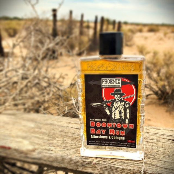 Phoenix Shaving | Boomtown Bay Rum Aftershave & Cologne
