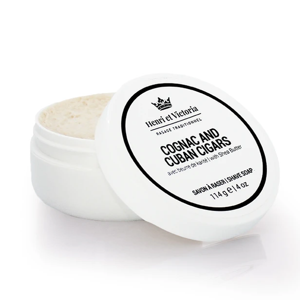 Henri et Victoria | Cognac and Cuban Cigars Shaving Soap
