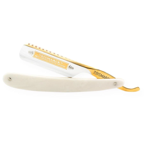 Dovo | “Bismarck” Straight Razor 6/8″, Imitation Pearl Handle
