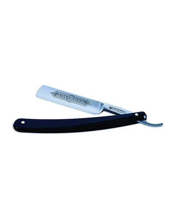 Dovo | Straight Razor, Cellidur Black Handle 6/8” (Shave Ready)