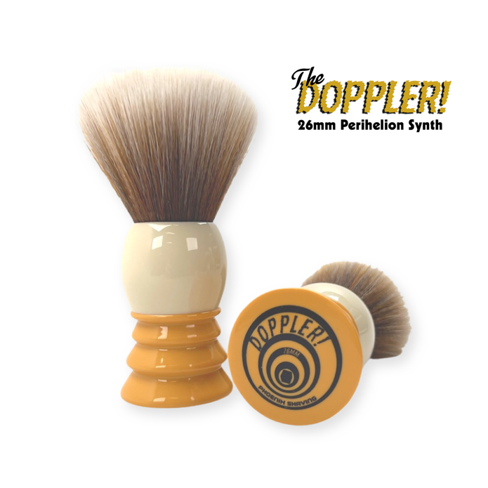 Phoenix Shaving | The Doppler | 26mm Perihelion Hybrid Synth Brush | New/Retro Shave Tech!