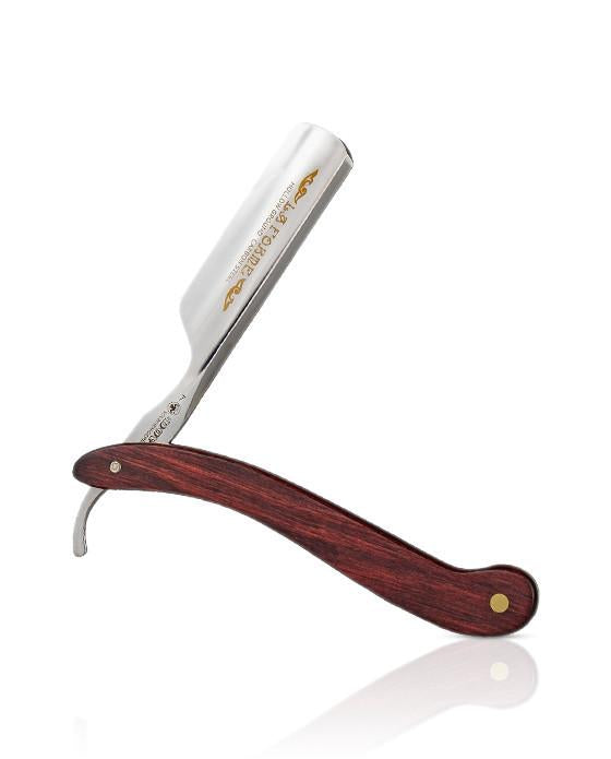 Dovo | "La Forme" Straight Razor, Burgundy Paper Stone Handle, 6/8"