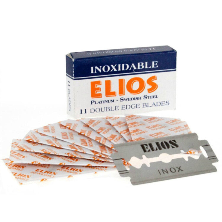 Elios| Inoxidable Double Edge Blades, 11 Blades