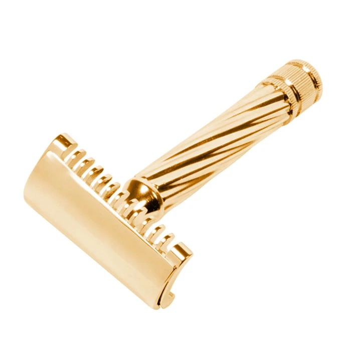 Fatip | Storto Open Comb slant Gold Safety Razor