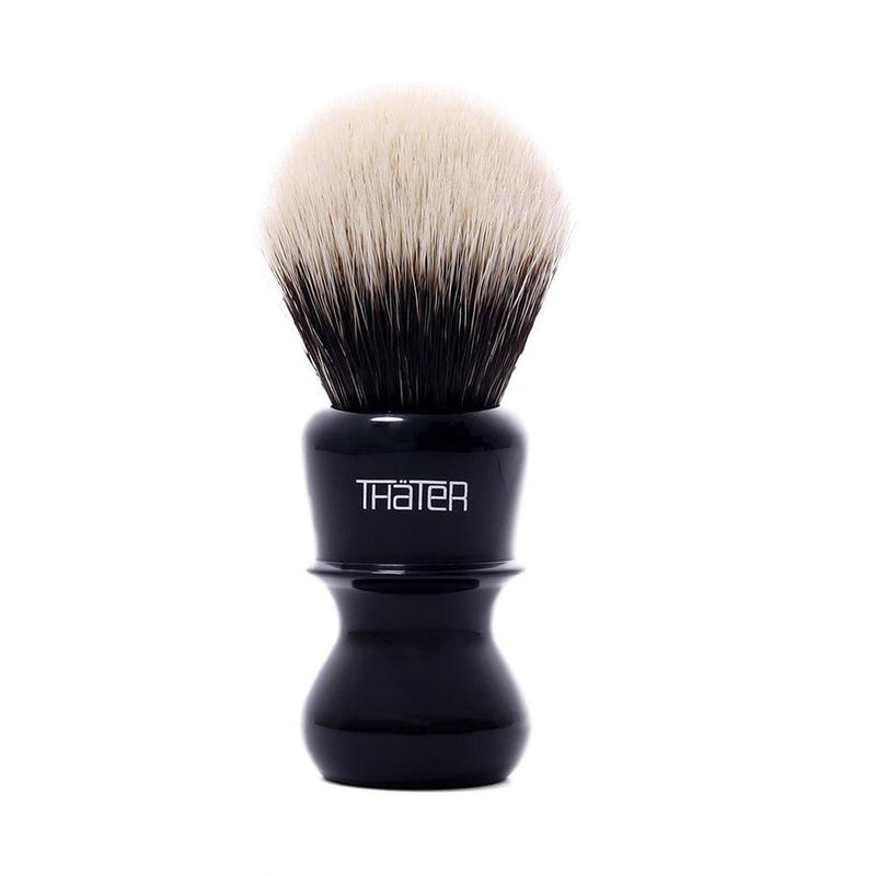 Heinrich L. Thater | 4670/4 Black Handle Shaving Brush, 2-Band Super Knot