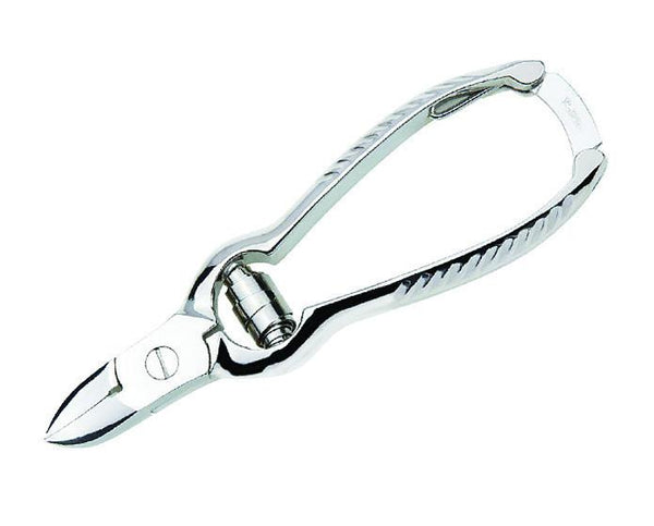 Niegeloh Professional Toenail Clipper With Buffer Spring, Nickel Plated