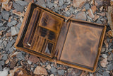 Kodiak Leather | Nomad Portfolio – Antique Brown
