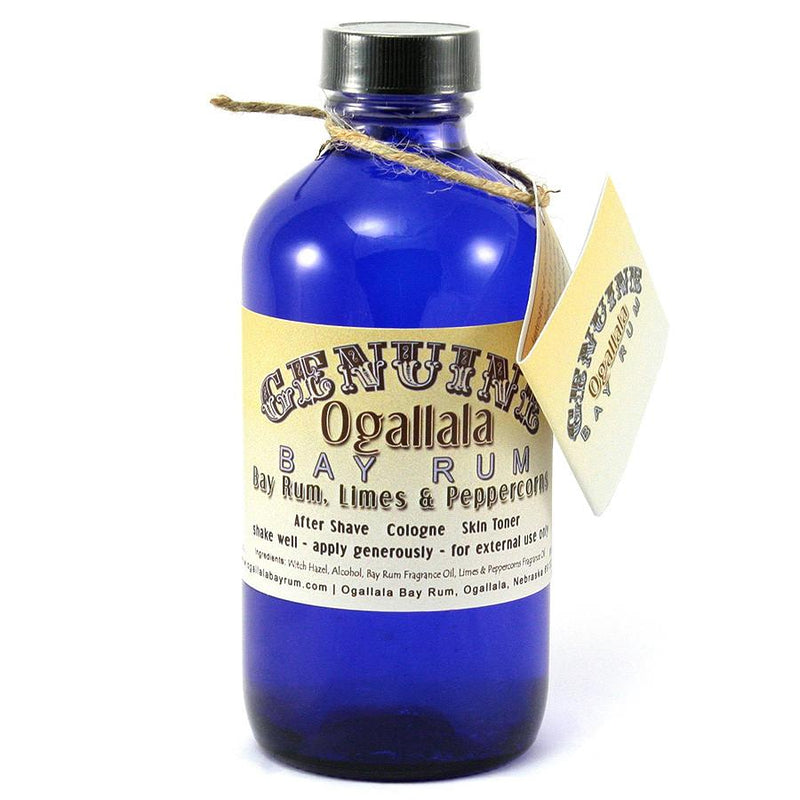 Genuine Ogallala Double Strength Bay Rum, Limes & Peppercorns, 4oz