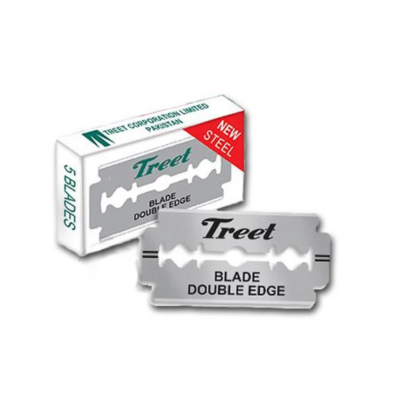 Treet | New Steel Double Edge Razor Blades, 10 Pack