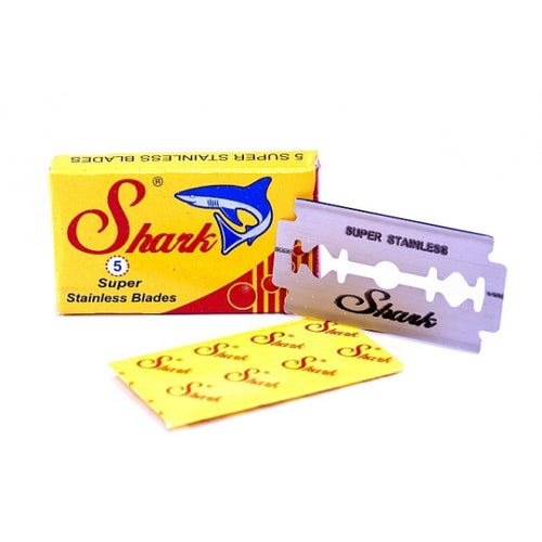 5 Shark Double Edge Razor Blades