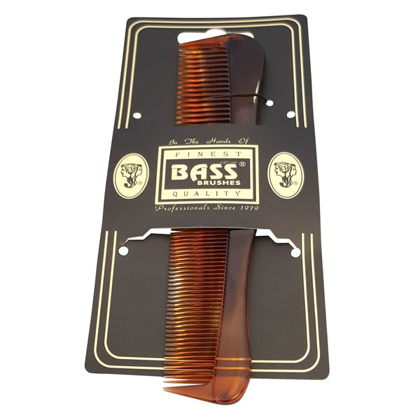 Grave Before Shave | BASS Acrylic Tortoise Shell Fine/Wide Tooth Comb