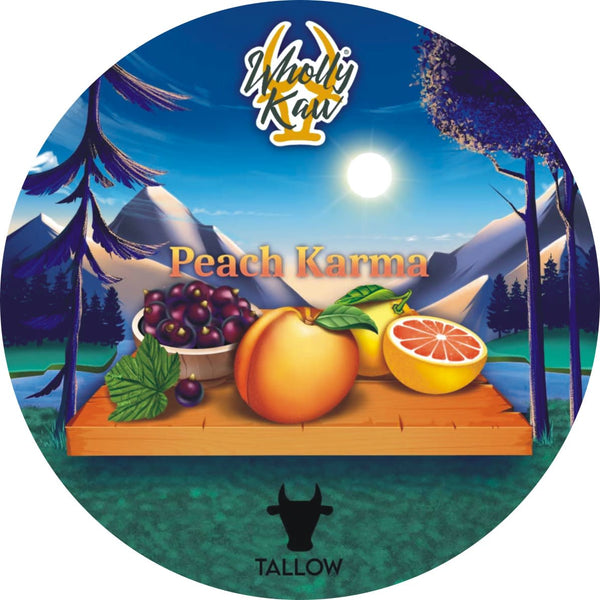 Wholly Kaw | Peach Karma Shaving Soap