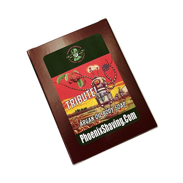 Phoenix Shaving | Tribute Moroccan Argan Oil Body Soap | Cherry & Sandalwood