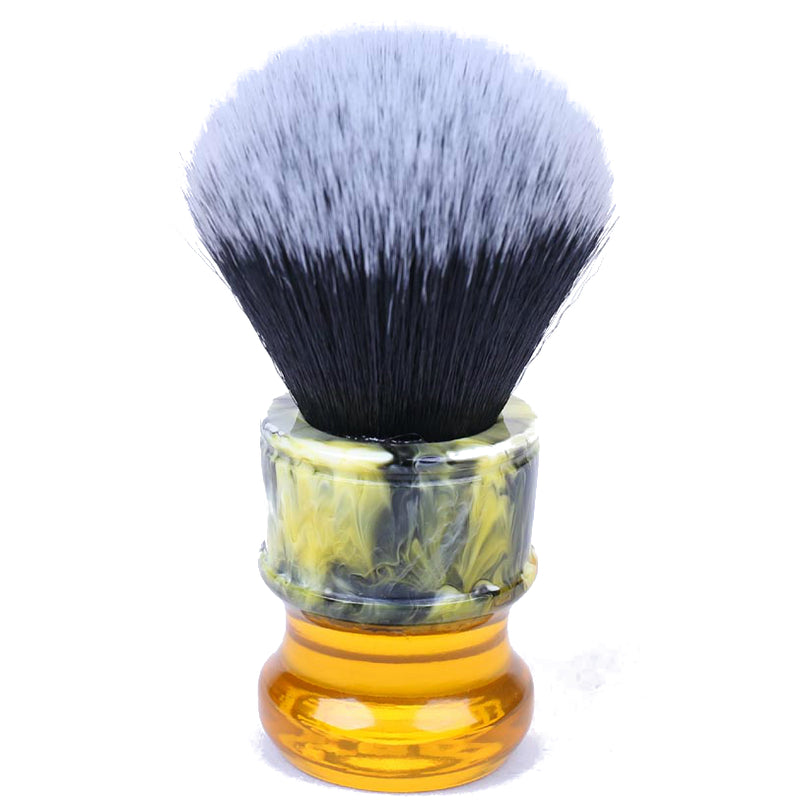 Yaqi | Sagrada Familia Black/White Synthetic Fibre Men Shave Brush