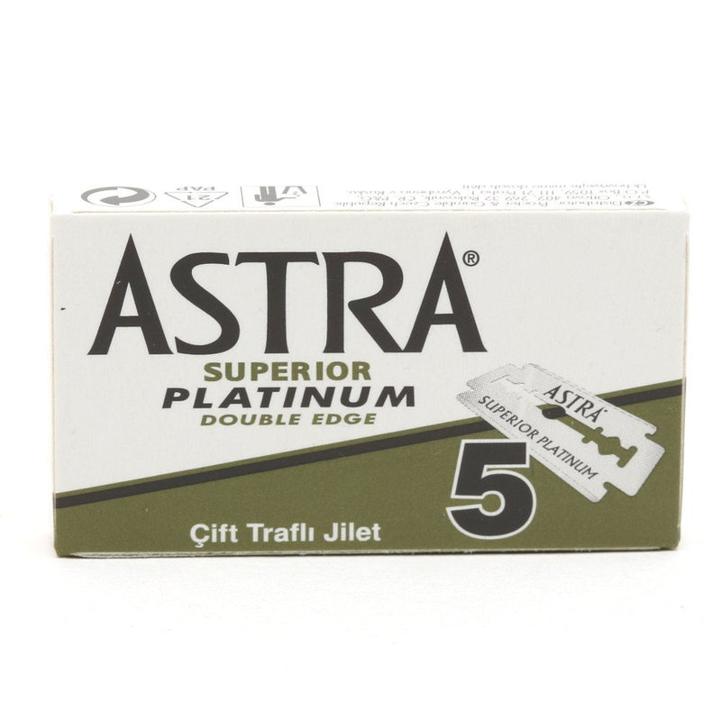 5 Astra (Green) Double Edge Safety Razor Blades