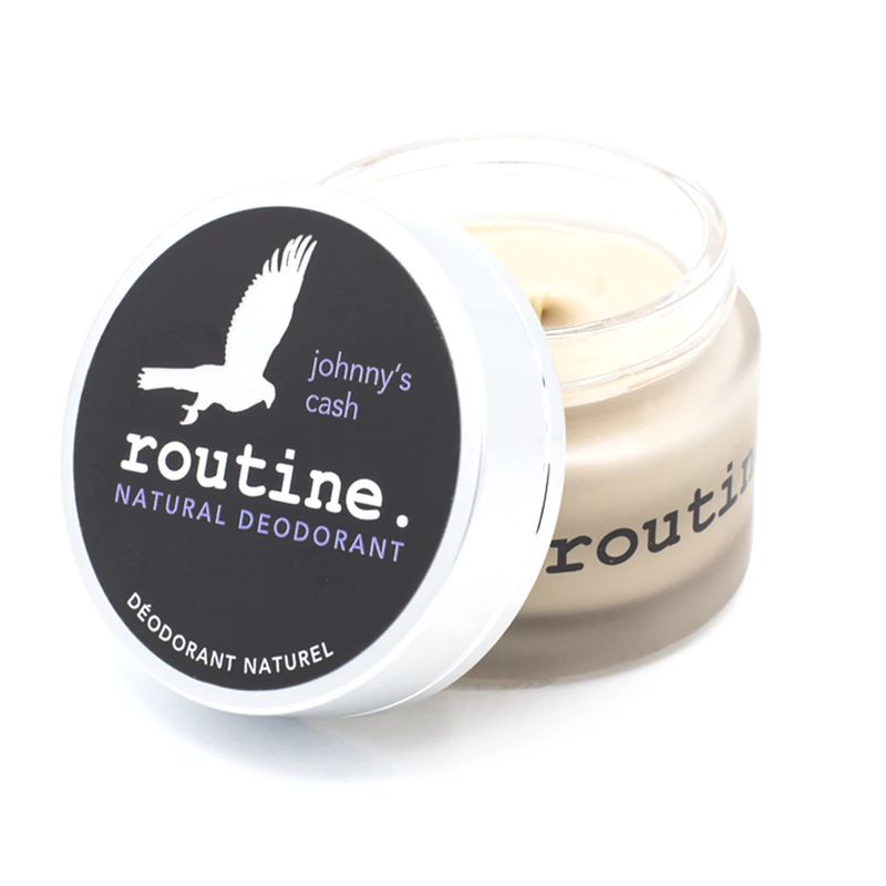 Routine | Natural Deodorant in Johnny’s Cash Scent (Vegan: No Beeswax)