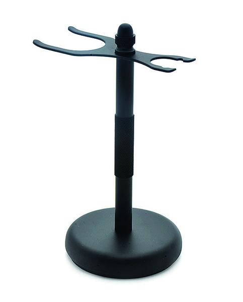 Shaving Brush And Safety Razor Stand – Black