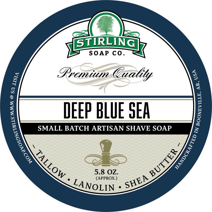 Stirling Soap Co. | Deep Blue Sea Shave Soap