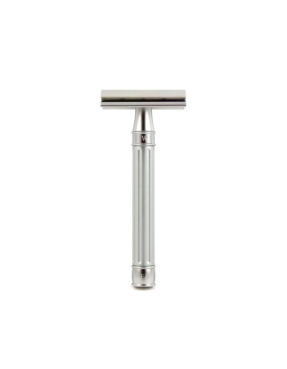 Edwin Jagger 3ONE6 Stainless Steel Silver DE Safety Razor