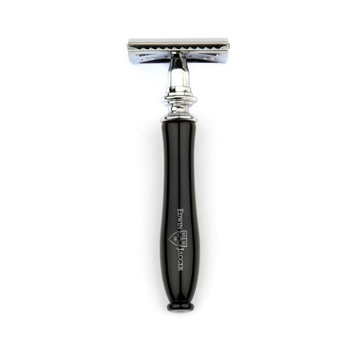 Edwin Jagger Chatsworth Classic Double-Edge Razor in Ebony