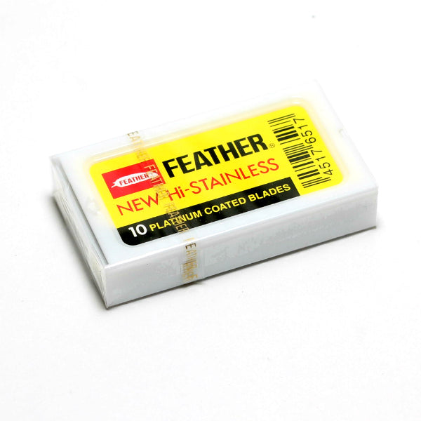 Feather Double Edge Razor Blades, 10 Blades