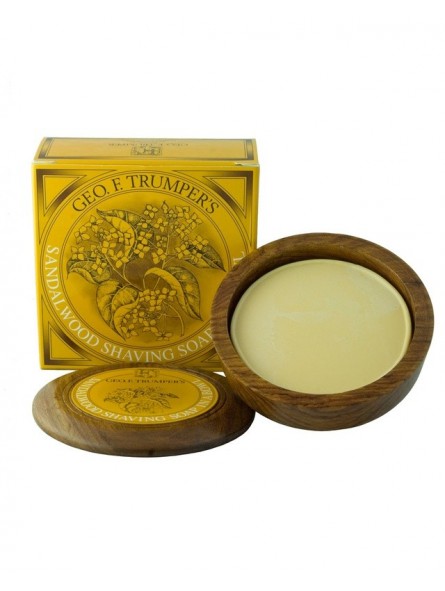 Geo. F. Trumper | Sandalwood Shaving Soap with Wooden Bowl