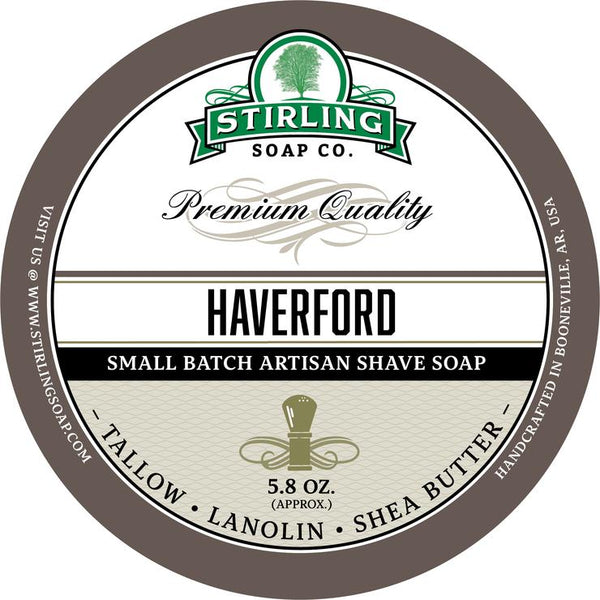 Stirling Soap Co. | Haverford - Shave Soap