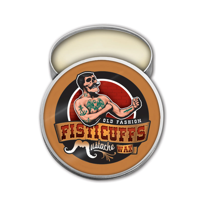 Fisticuffs Strong Hold Mustache Wax 1 OZ. Tin